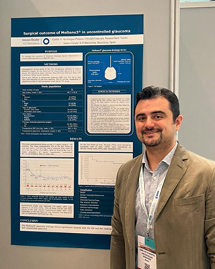 Glaucoma - Dr. Carlos Arciniegas - Póster Molteno 3 - VERTE Oftalmología Barcelona