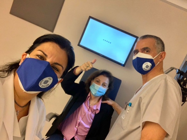 Dra. Shirin Djavanmardi, Dr. David Andreu y Roya - VERTE Oftalmología Barcelona