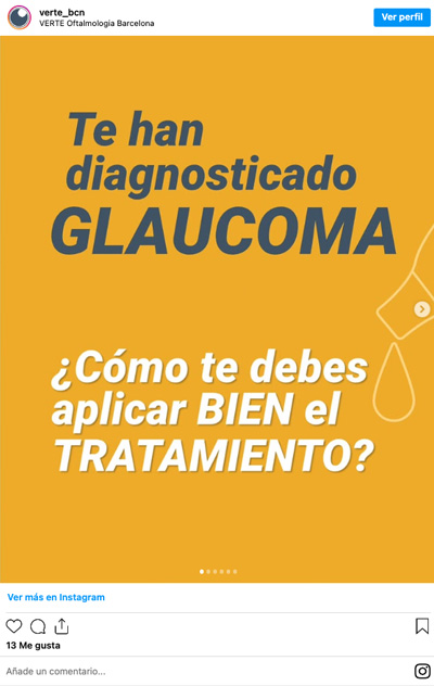 Glaucoma - VERTE Oftalmologia Barcelona