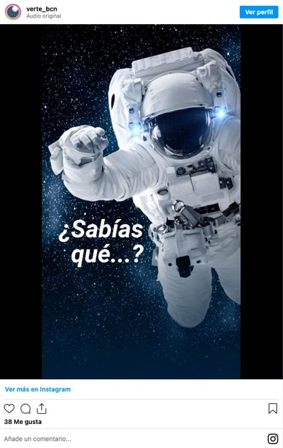 Asronauta - Visión - VERTE Oftalmologia Barcelona